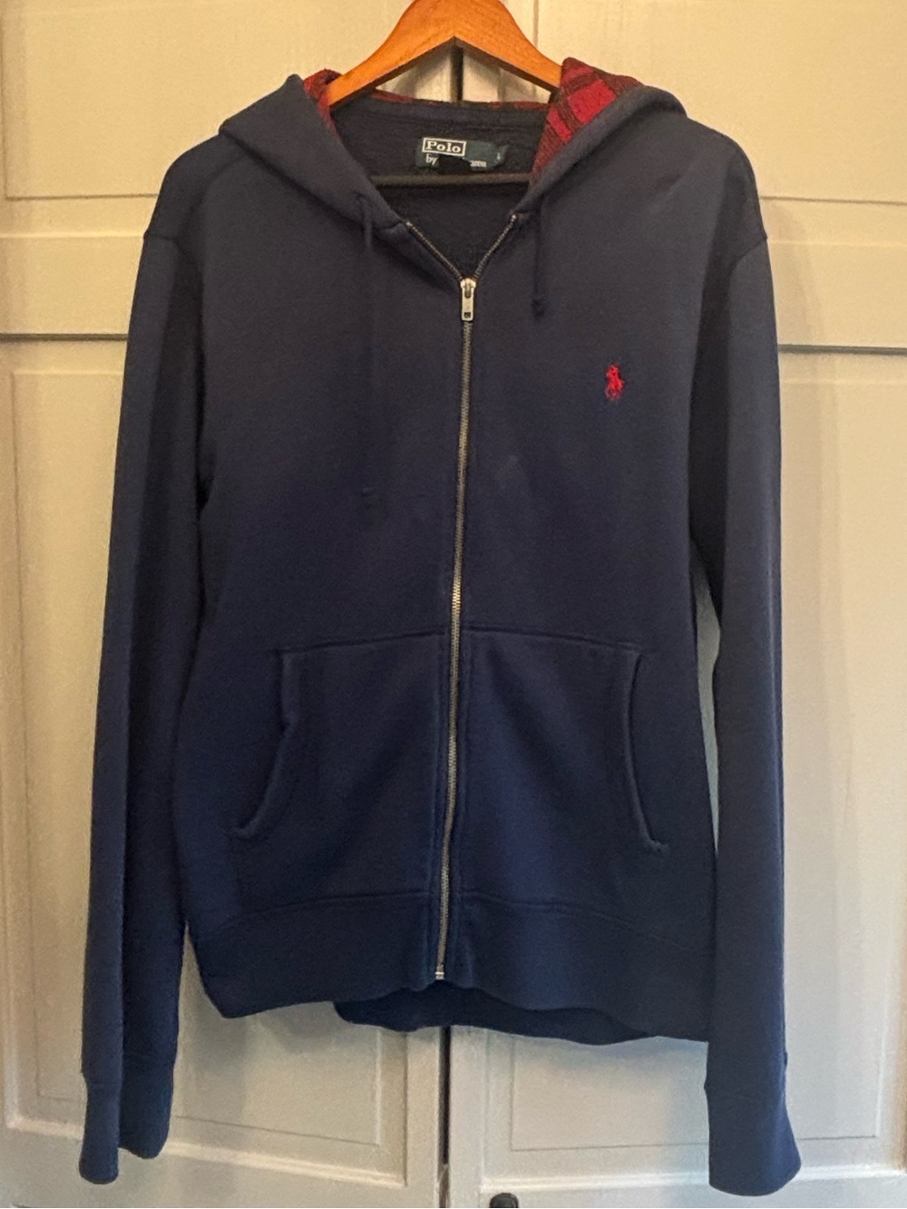 Vintage Navy Zip Hoodie by Ralph Lauren